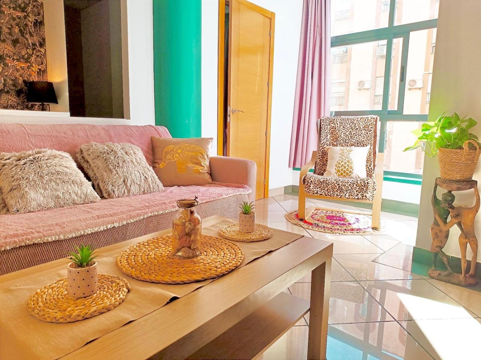 Apartamento El Bambu Cerca Del Mar Малага Экстерьер фото
